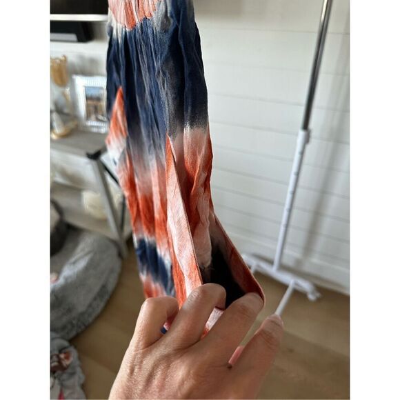 Patriotic tie dyed elastic waist harem pants sz small‎ NWT - Picture 6 of 13